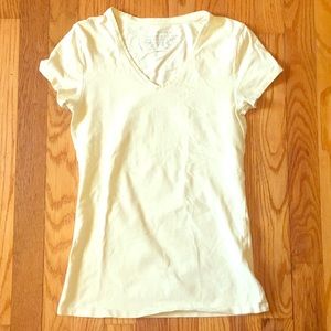 Women’s soft yellow T-shirt